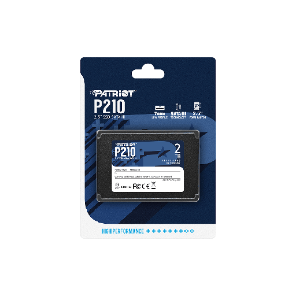 PATRIOT P210, 002TB 2.5"/SATA3 520/430MBs 50K/50K