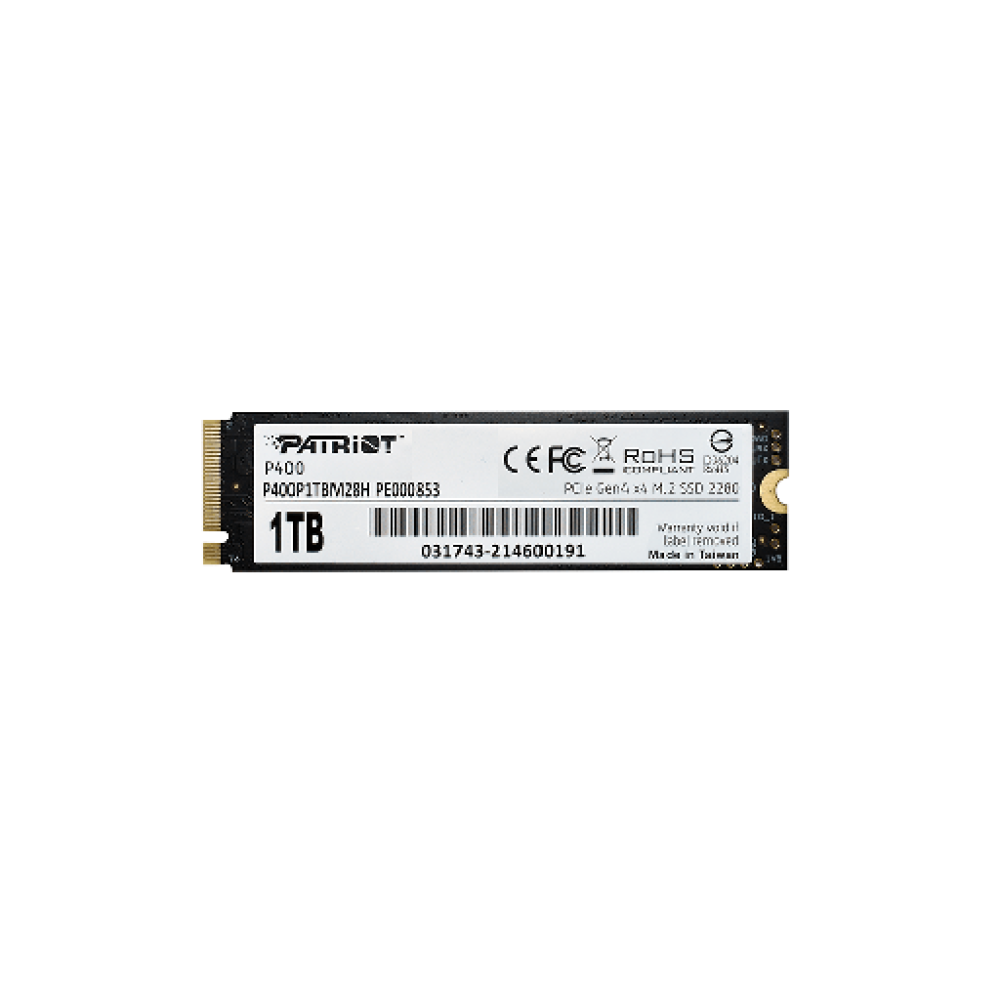 PATRIOT P400, 001TB M2/2280 PCIe4x4/NVMe 5000/4800MBs