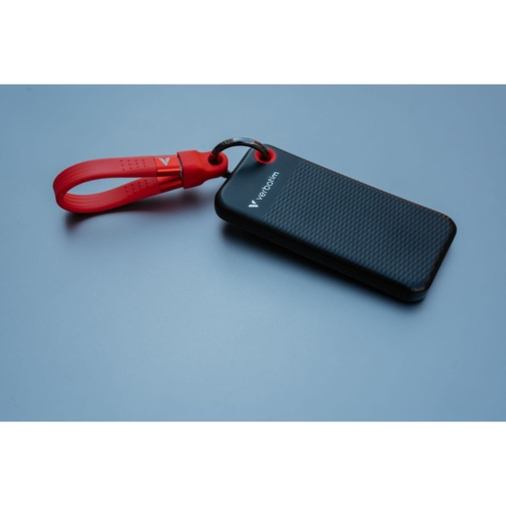 Verbatim Pocket SSD USB 3.2 1TB 2.5" Black / Red