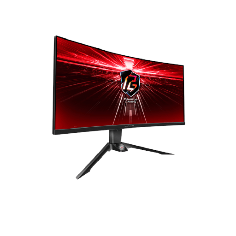 ASRock PG34WQ15R2B Ultrawide VA HDR Curved Gaming Monitor 34 QHD 3440x1440 165Hz