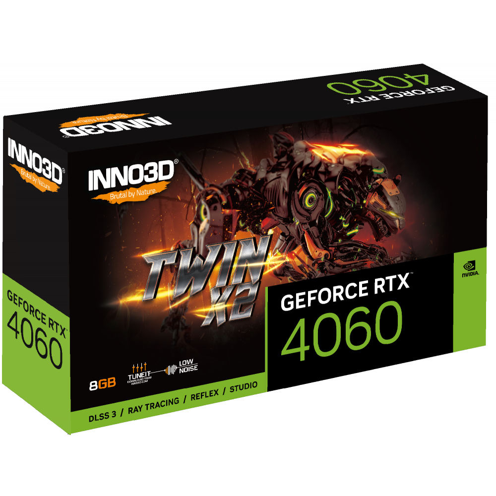 Inno 3D GeForce RTX 4060 8GB GDDR6 Twin X2