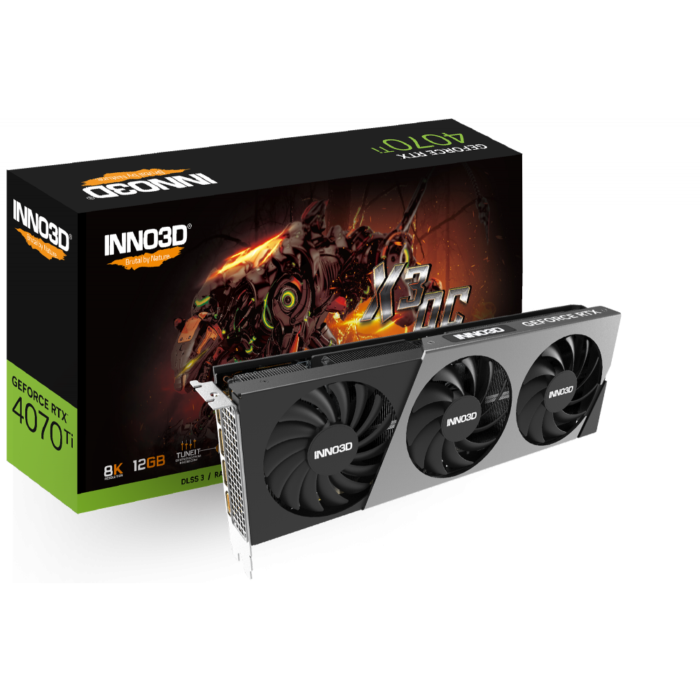 RTX4070 TI X3 ,12GB/D6, PCIE4x16,3xDP+HDMI 2.1b